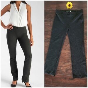 Betabrand Classic Straight Leg Charcoal Grey Dress 👖